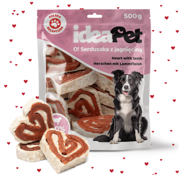 2+1 ideaPet Serduszka z jagnięciną 500g