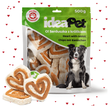 2+1 ideaPet Serduszka z królikiem 500g