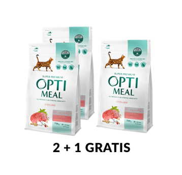2+1 OPM Sup.Pr. KOT Sucha Sterilised Wołowina700g