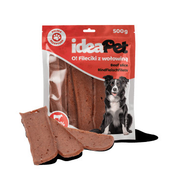 2+3 ideaPet Fileciki z wołowiną 500g