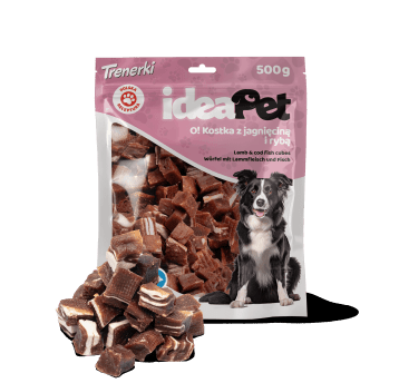 2+3 ideaPet Kostka z jagnięciną i rybą 500g