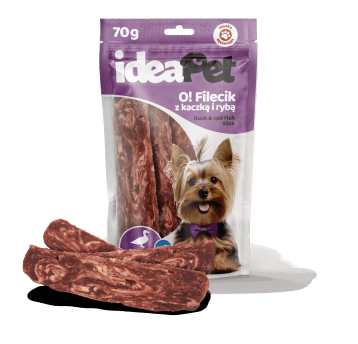 2+3 ideaPet O! Filecik z kaczką i rybą 70g