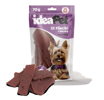 2+3 ideaPet O! Fileciki z kaczką 70g