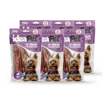 2+4 ideaPet O! Filecik z kaczką i rybą 70g