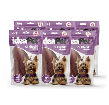 2+4 ideaPet O! Fileciki z kaczką 70g