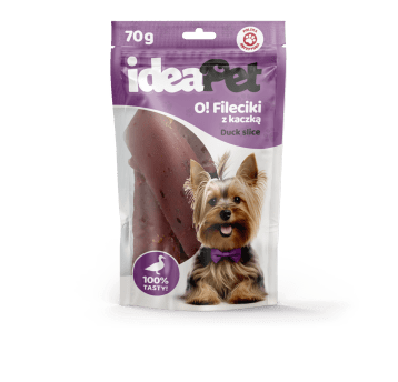 3+2 ideaPet O! Fileciki z kaczką 70g