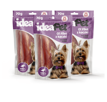 3+5 ideaPet O! Filet z kaczki 70g