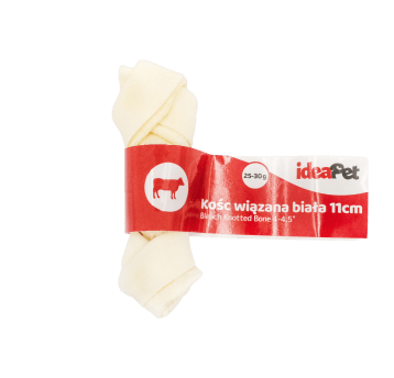 5+3 Kość wiązana biała 12cm