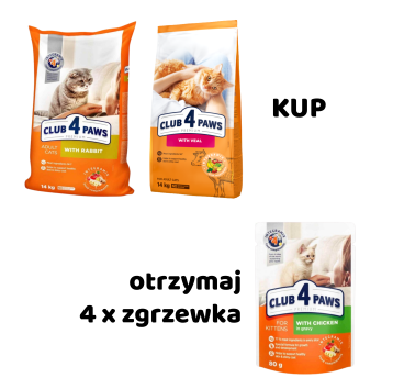 C4P KOT królik 14kg., cielęcina 14kg + KG01-8903