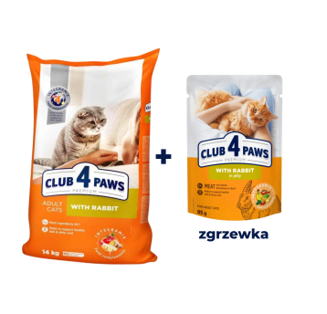 C4P KOT Sucha - Królik 14kg + 24 x KG01-2510