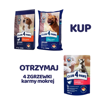 C4P PIES kaczka 14kg, jagnięcina 14kg + KG03-3198