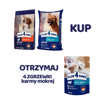 C4P PIES kaczka 14kg, jagnięcina 14kg + KG03-3464