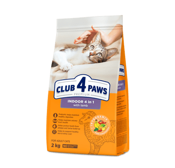 C4P Prem. KOT Sucha„Indoor 4 w 1” jagnięcina 2kg/4
