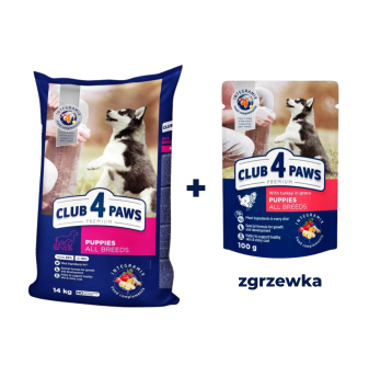 C4P SZCZENIĘ ALL Sucha - Kurczak 14kg + 24x3198