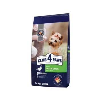 CLUB 4 PAWS Premium Pies karma dla małych ras sucha- kaczka 14kg/1