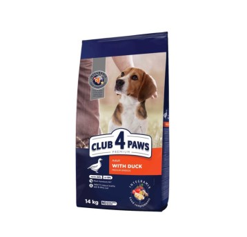 CLUB 4 PAWS Premium Pies karma dla średnich ras sucha- kaczka 14kg/1