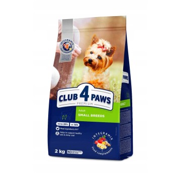 CLUB 4 PAWS Premium sucha karma dla psów małych ras – Kurczak, 2kg