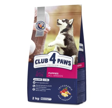 CLUB 4 PAWS Premium sucha karma dla szczeniąt – Kurczak, 2 kg