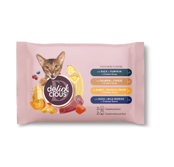 Delickcious KOT Set mokra karma 2x85g 2x80g