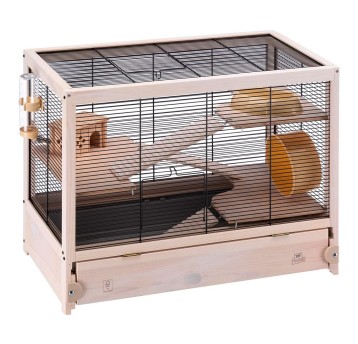 Ferplast Drewniana klatka HAMSTERVILLE 60x34x49cm