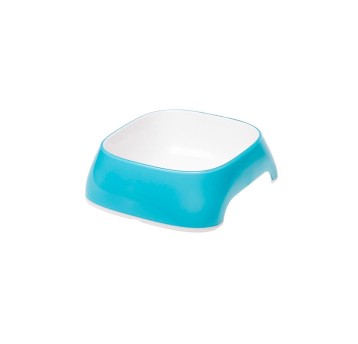 Ferplast Plastikowa miska Glam XS dla psów i kotów, niebieska 0,2L