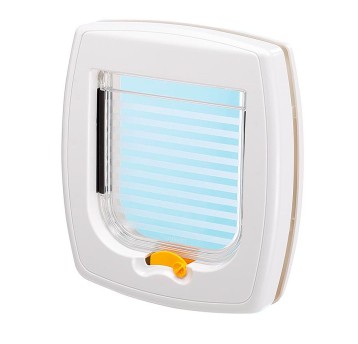 Ferplast Swing 1 drzwiczki białe wymiary całkowite: 21,5 × 5 × 24 cm