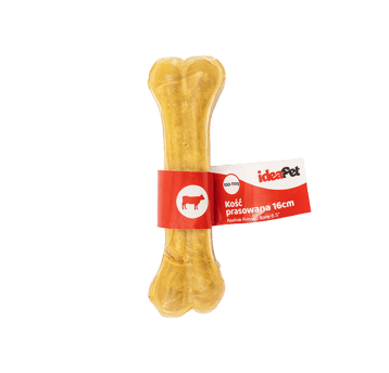 Gryzak dla psa - Kość prasowana naturalna 16 cm
