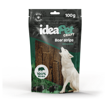 ideaPet Craft - Boar Strips 100g