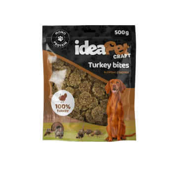 ideaPet Craft - Turkey Bites 500g