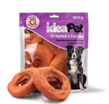ideaPet Donut z kaczką 500g/24