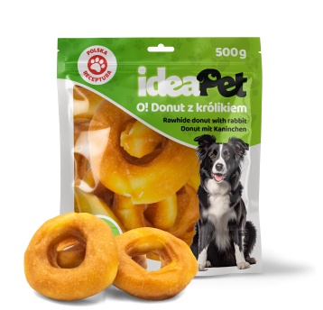 ideaPet Donut z królikiem 500g/24