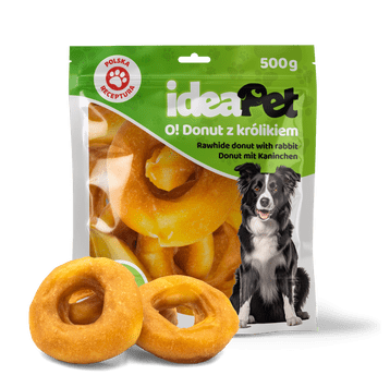 ideaPet Donut z królikiem 500g/48