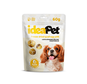 IdeaPet Liofilizowane żółtka przepiórcze 60g/12