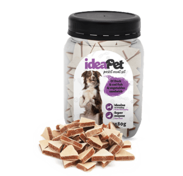 ideaPet Pocket Meat Duck&cod fish &veg.sand180g/20