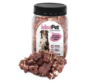 ideaPet Pocket Meat Lamb & cod fish cubes180g/20