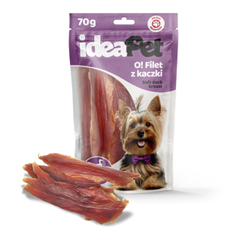 ideaPet Przysmak dla psa - O! Filet z kaczki 70g
