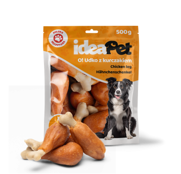 ideaPet Przysmak dla psa - Udko z kurczakiem 500g