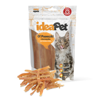 ideaPet przysmak O! Paseczki z kurczaka 60g