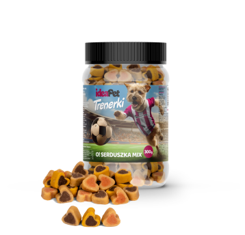 ideaPet przysmak Serduszka Mix/ Hearts Bites 300g