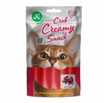 JK Animals kremowy przysmak dla kota krab 5x15g