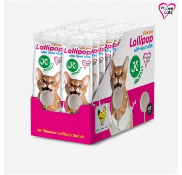 JK ANIMALS lizak z kurczaka z kozim mlekiem, 48 szt./1