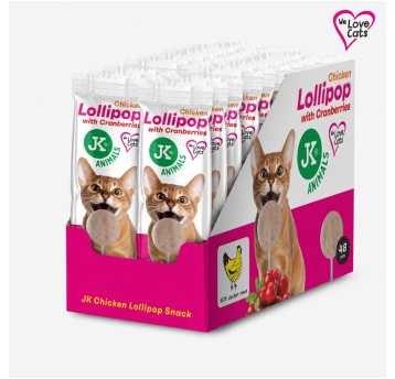 JK Animals lizak z kurczaka z żurawiną op.48szt./1