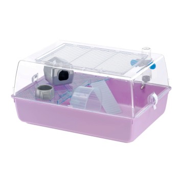 Klatka Ferplast Mini Duna Hamster, fioletowa