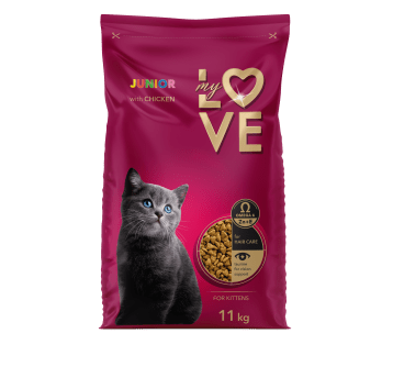 MY LOVE Kocięta karma sucha- 11kg/1