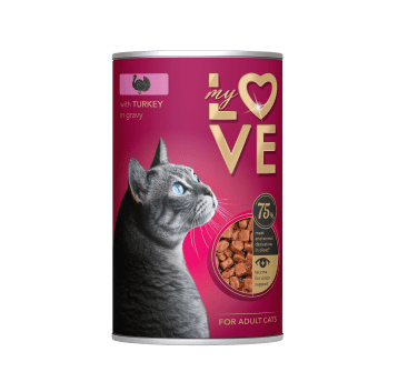 MY LOVE KOT karma mokra puszka- indyk w sosie 415g/8
