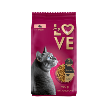MY LOVE KOT karma sucha- królik 900g/8