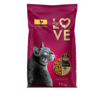 MY LOVE KOT karma sucha- kurczak 11kg/1