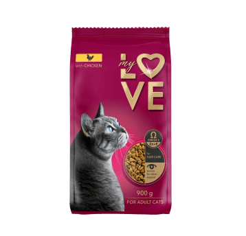 MY LOVE KOT karma sucha- kurczak 900g/8