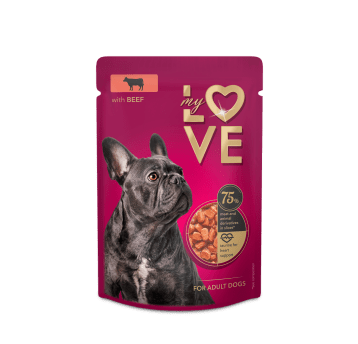 MY LOVE PIES karma mokra wołowina 100g/24