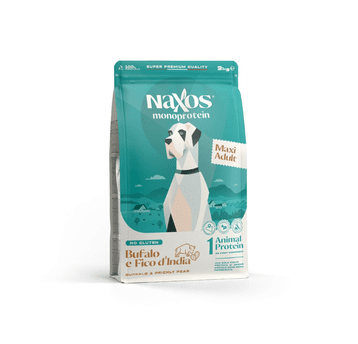 NAXOS ADULT MAXI DOG Bawół z opuncją 3kg